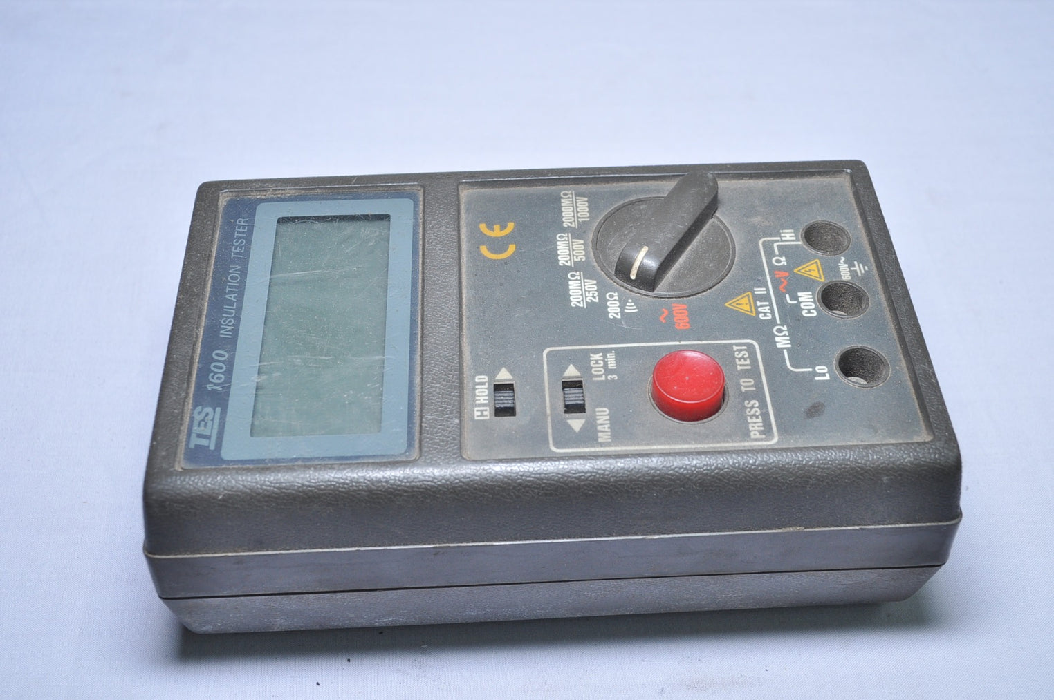 Tes 1600 insulation tester 200m/250v 200m/500v 2000m/1000v