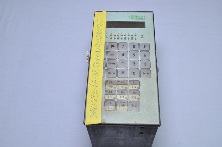 Westfalia separator plc 100/1(a) control unit