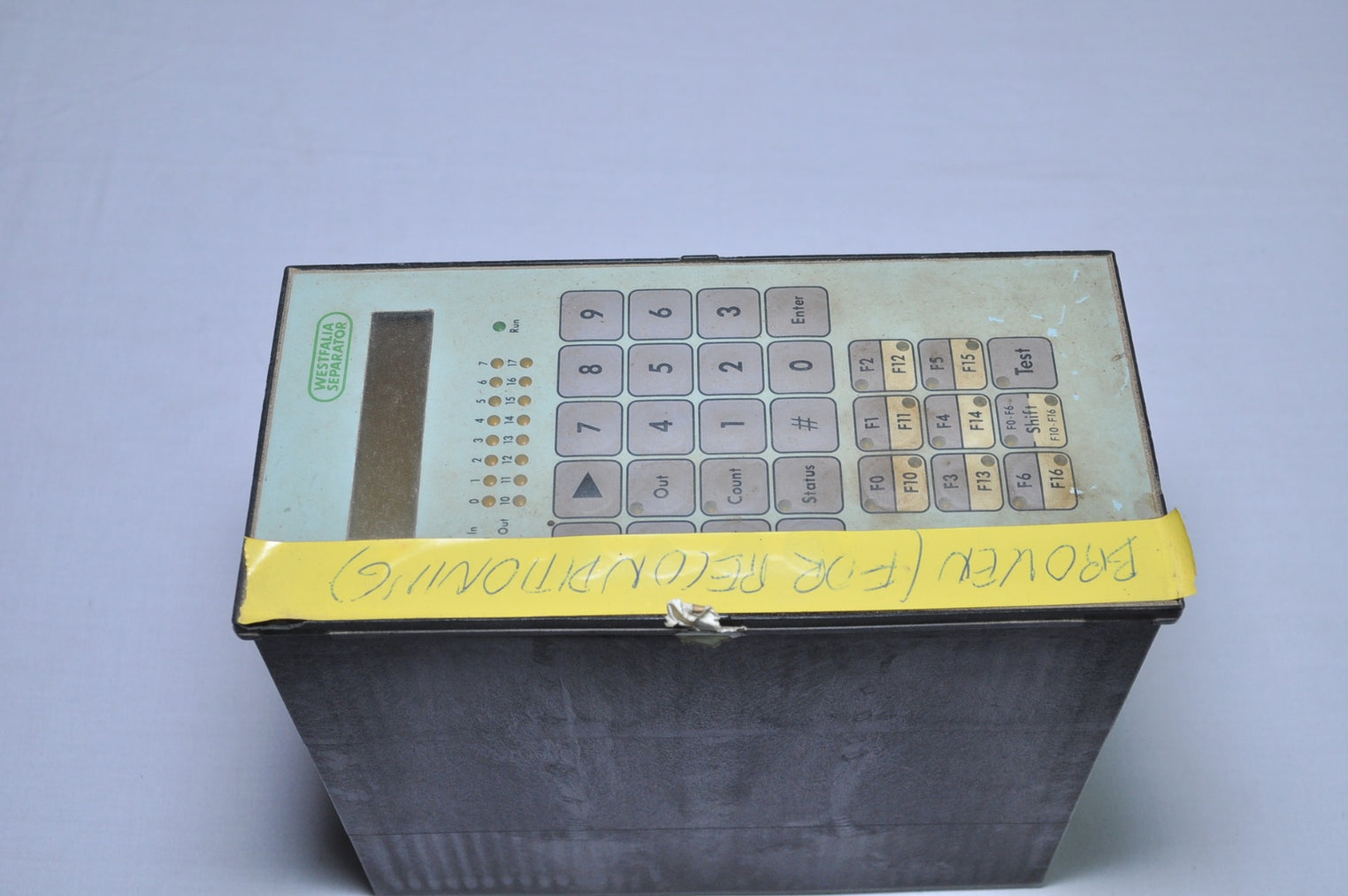 Westfalia separator plc 100/1(a) control unit