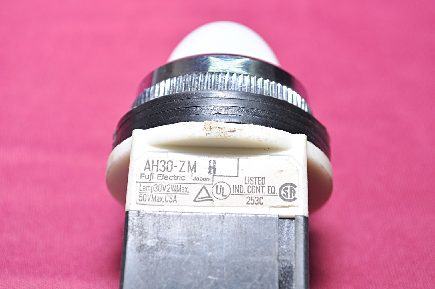 FUJI ELECTRIC WHITE INDICATOR COMMAND SWITCH AH30-ZM H