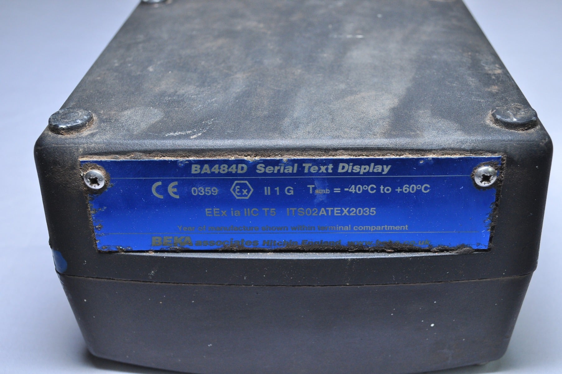 Beka ba484d serial text display