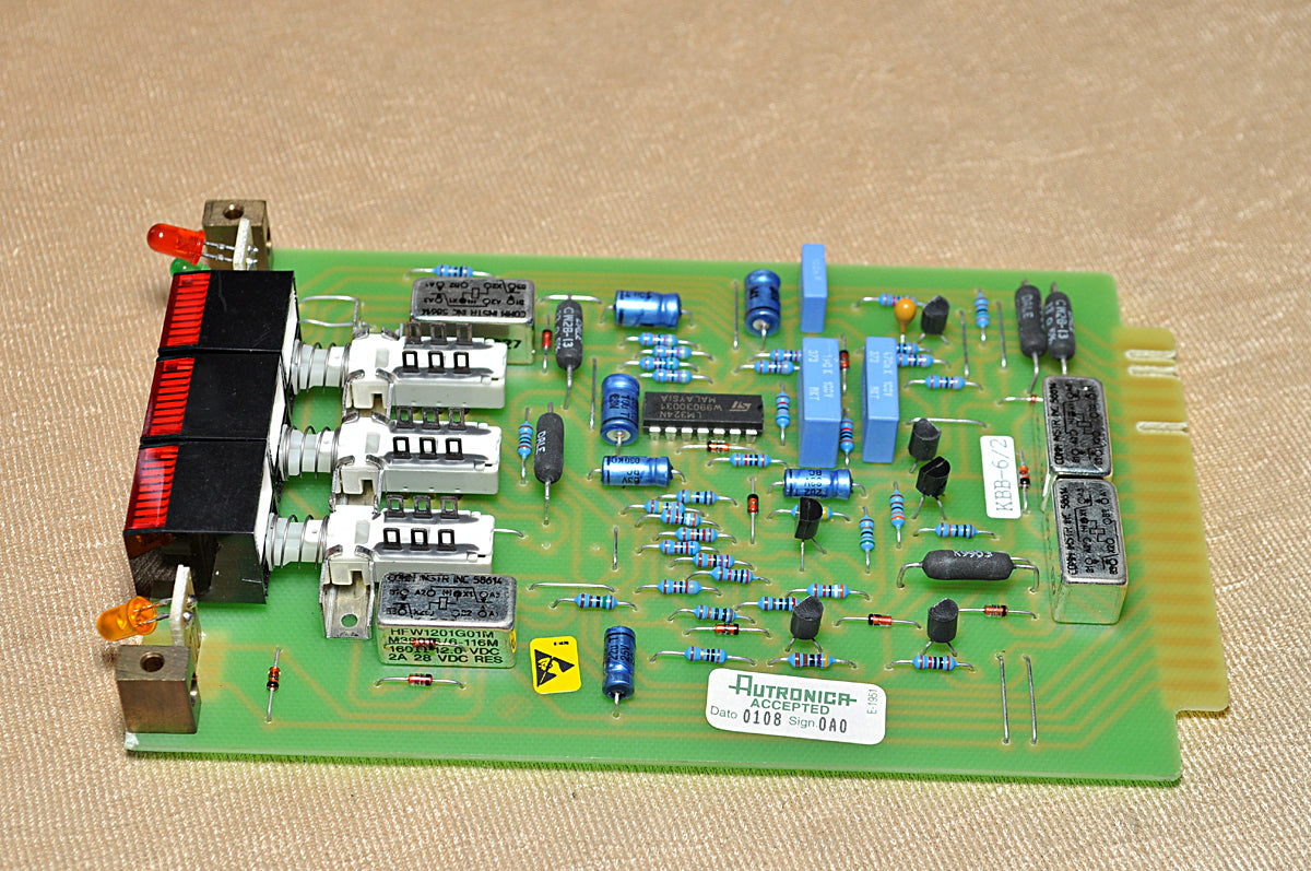 Autronica kbb-6/2 pcb circuit