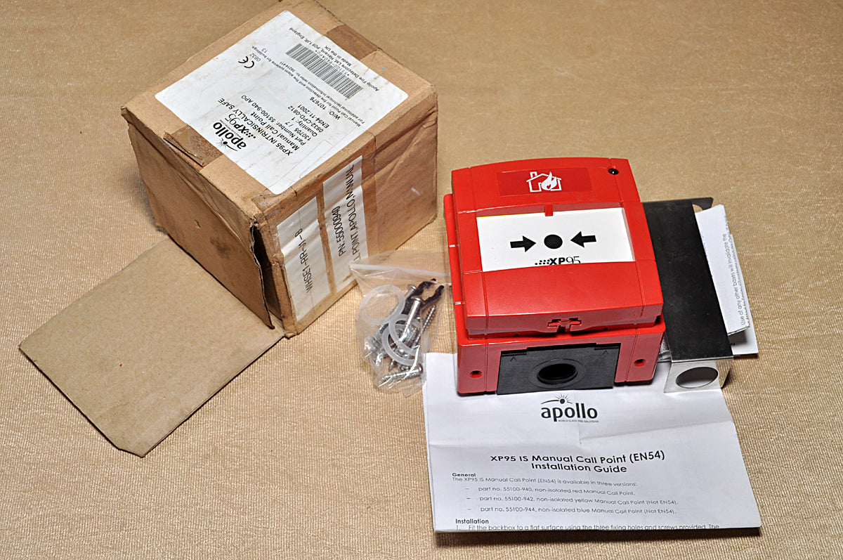 Apollo 55100-940 xp95 manual call point
