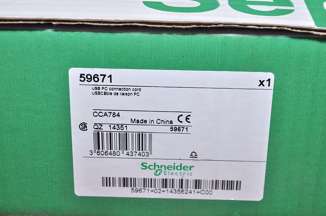 Telemecanique schneider electric tsxcusb232 cable