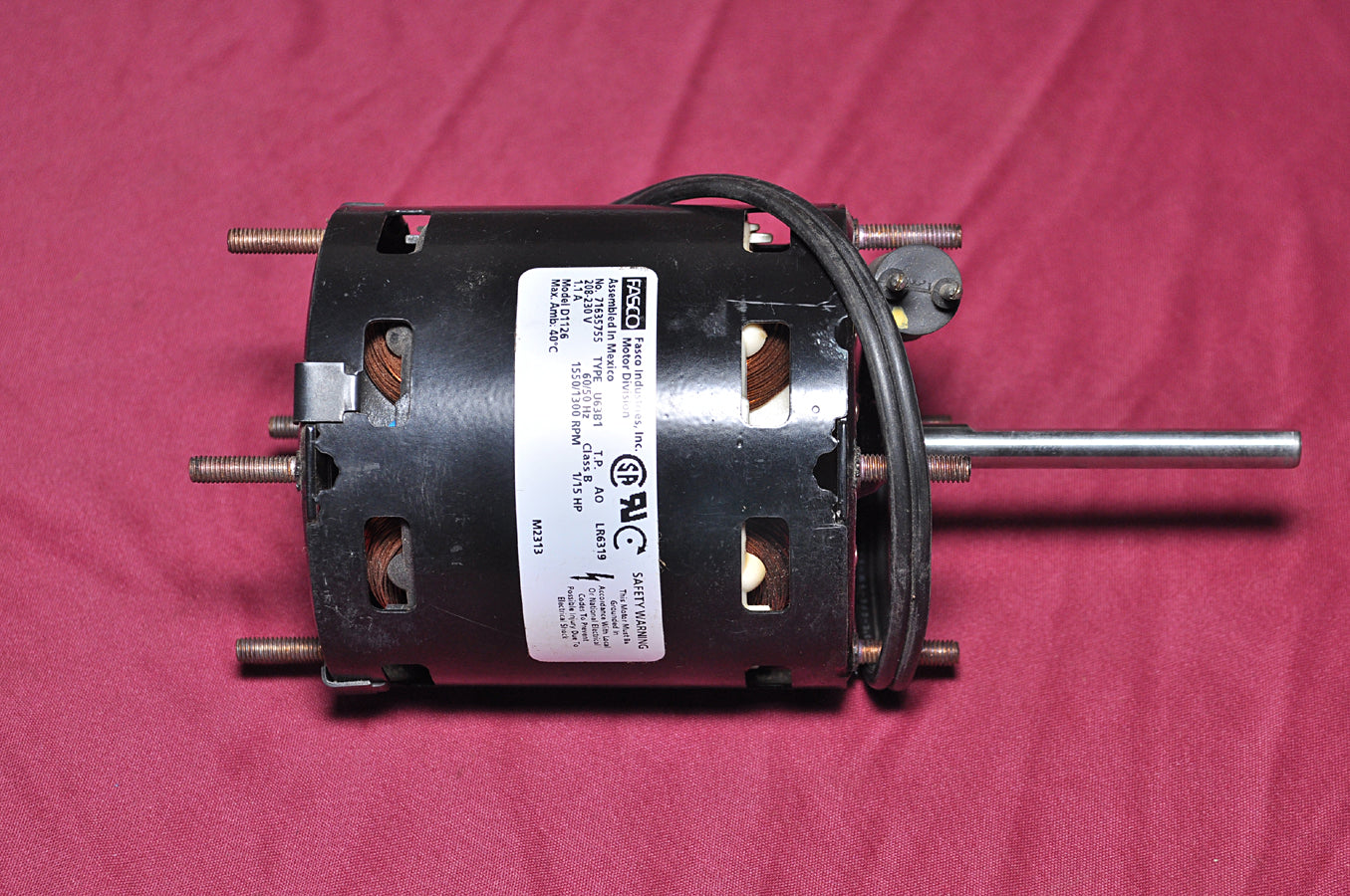 Fasco d1126 oem replacement fan motor