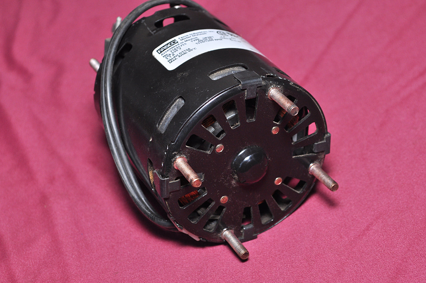 Fasco d1126 oem replacement fan motor