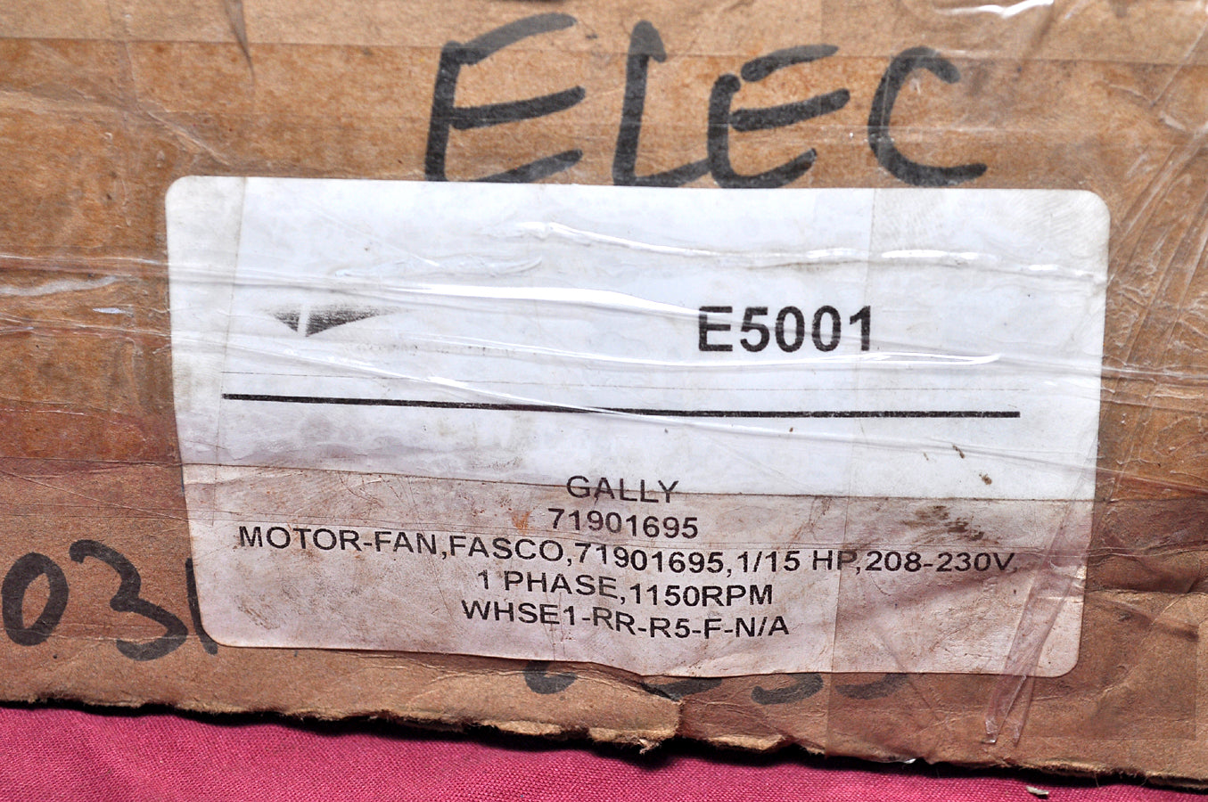Fasco d1126 oem replacement fan motor
