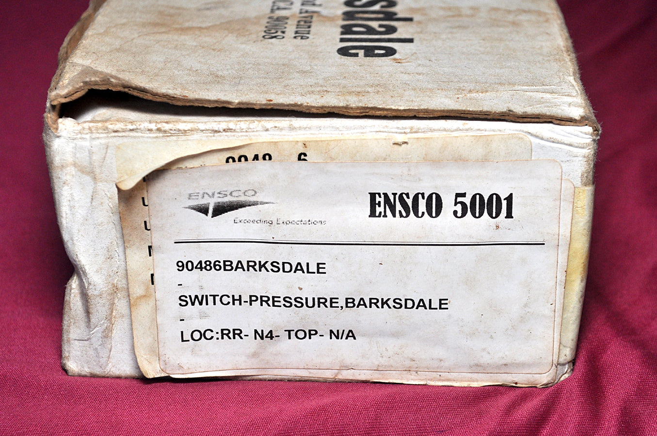 Barksdale 9048-6 pressure switch