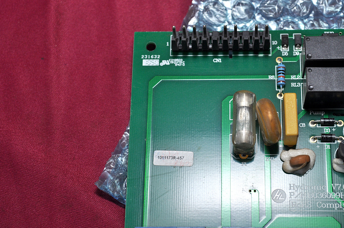Hydronic v7.0 b036099h01 pcb circuit