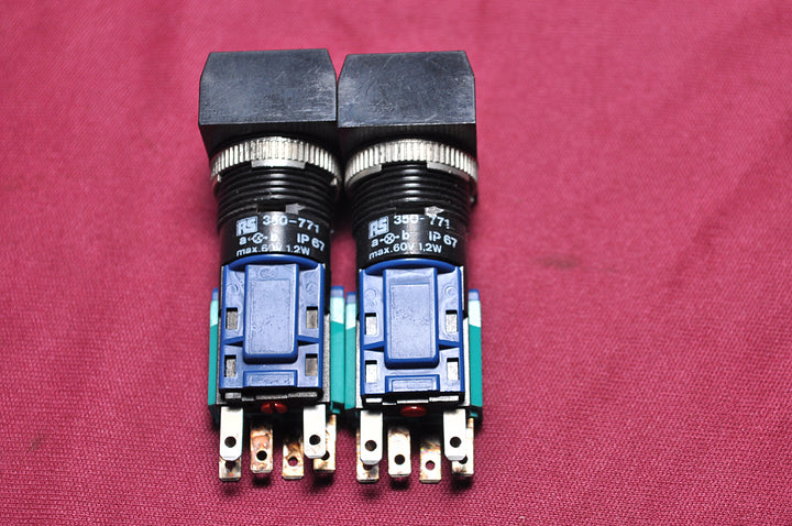 Rs 350-894 rectangular momentary push button