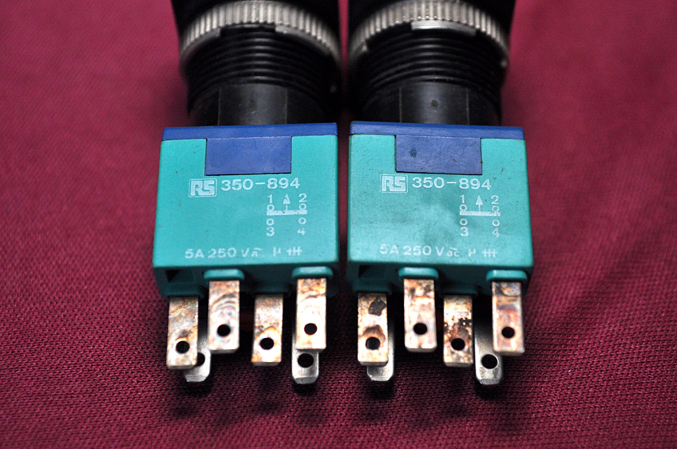 Rs 350-894 rectangular momentary push button