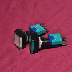 Rs 350-894 rectangular momentary push button