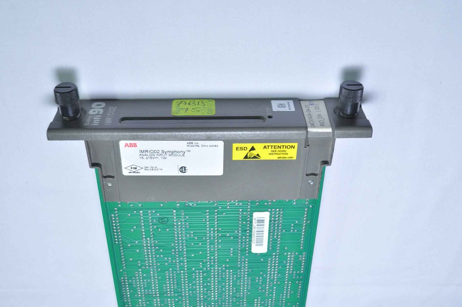 Abb Imrio02 Symphony Analog Input Module 6637705Ai (Not Working)