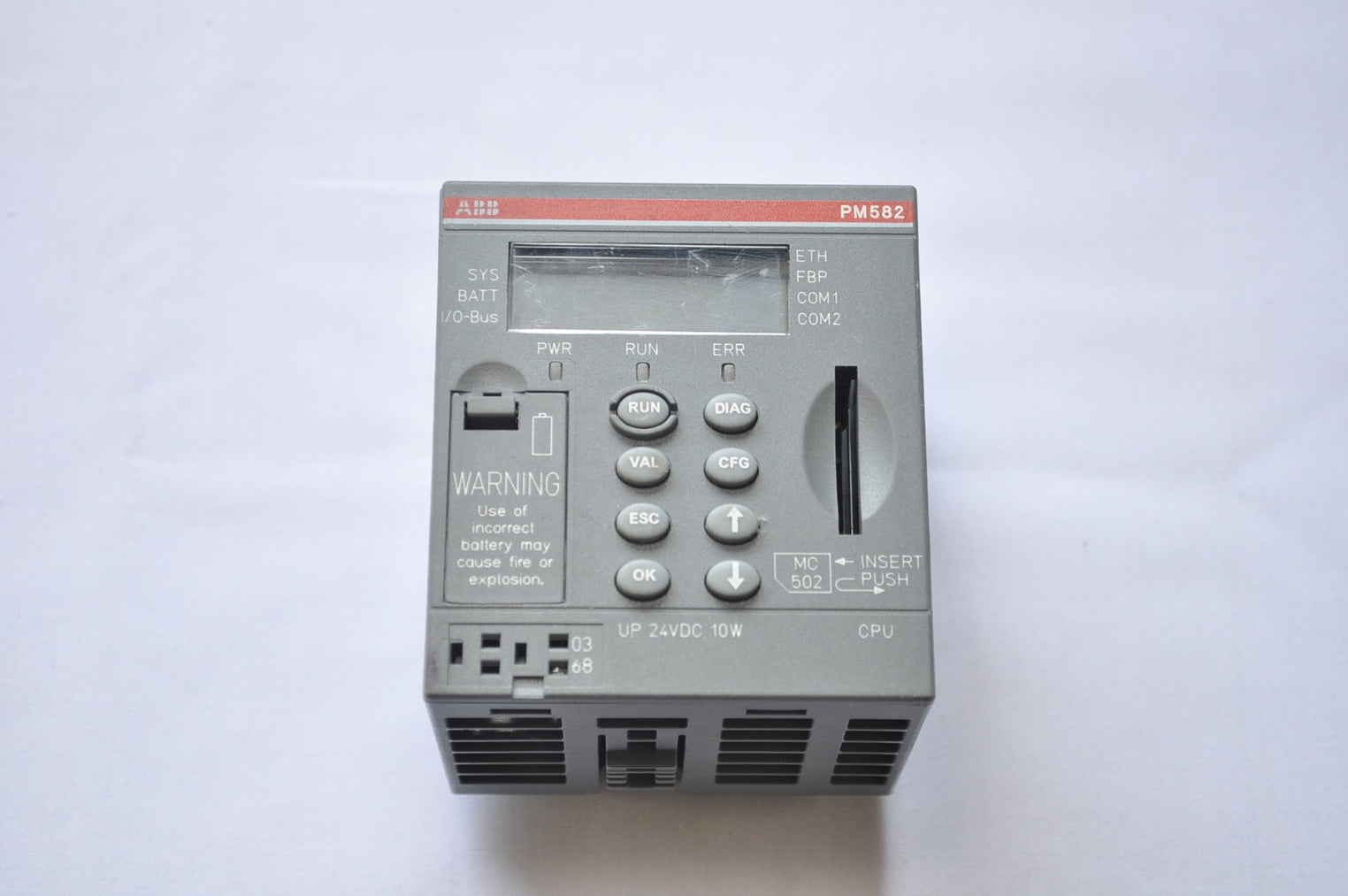 Abb Pm582-eth C2 Central Processing Unit 512Kb Ethernet 1Sap140200R0170