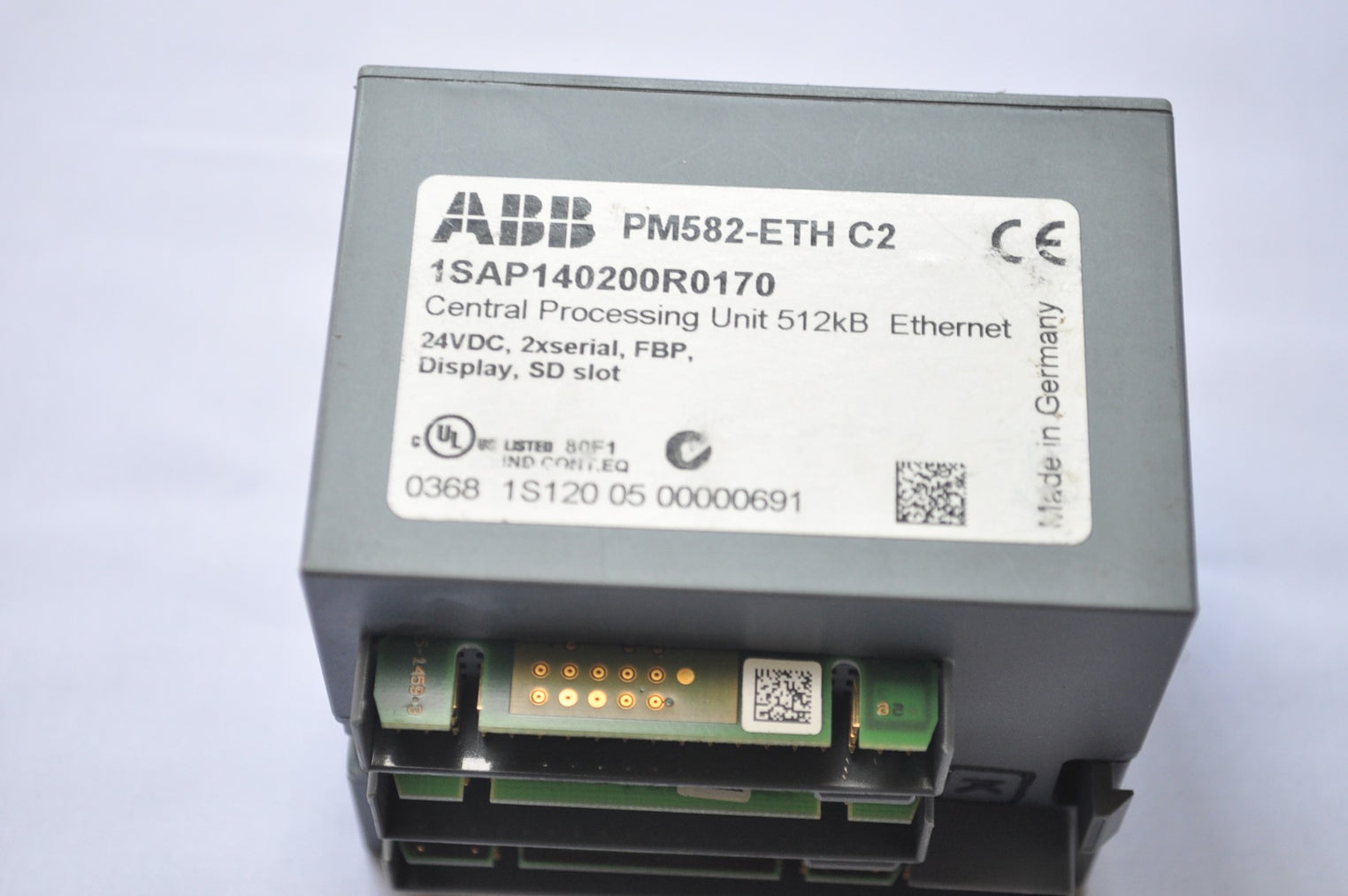 Abb Pm582-eth C2 Central Processing Unit 512Kb Ethernet 1Sap140200R0170
