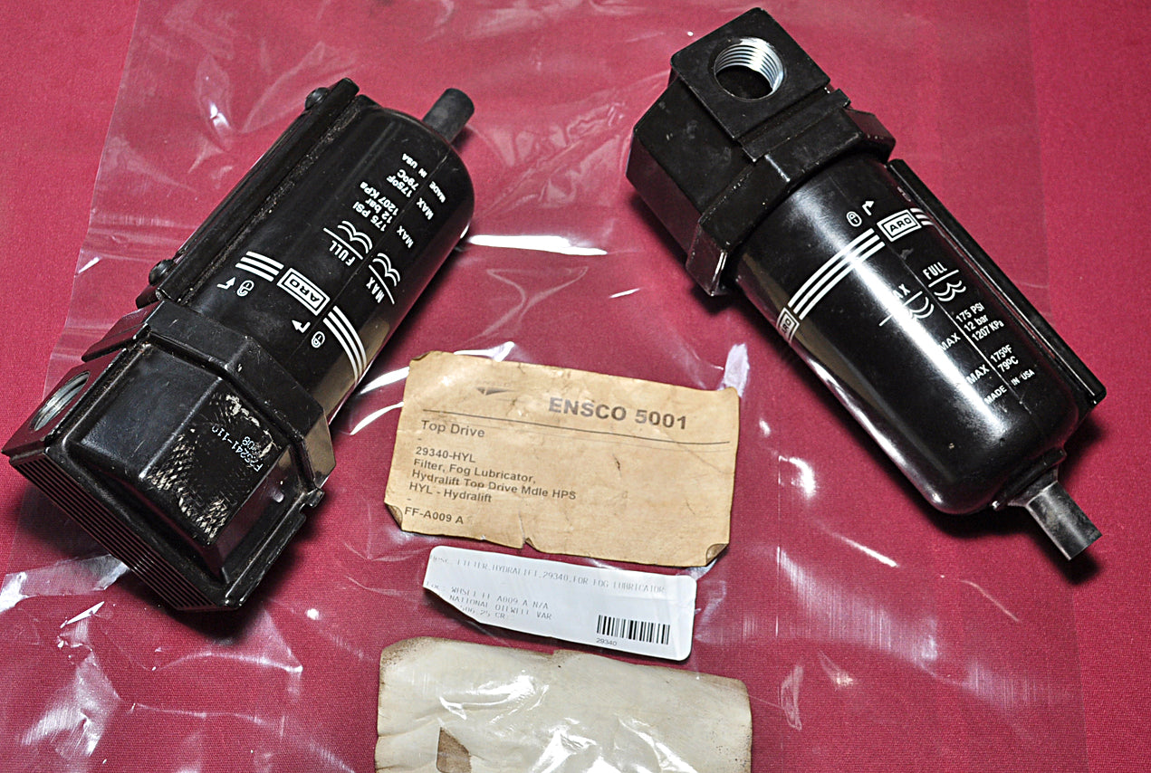 Set of 2x Aro 29340 fog lubricator filter