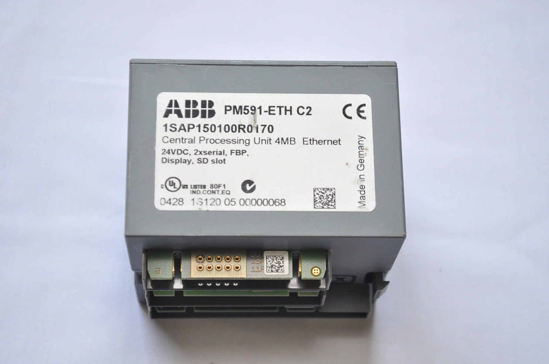 Abb Pm591-eth C2 1Sap150100R0170 Central Processing Unit