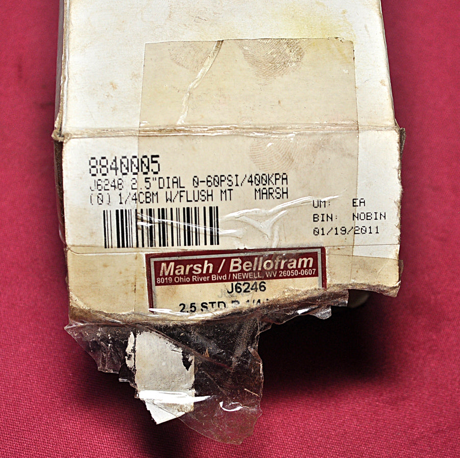 Marsh / bellofram 8840005 vacuum cleaner test gauge