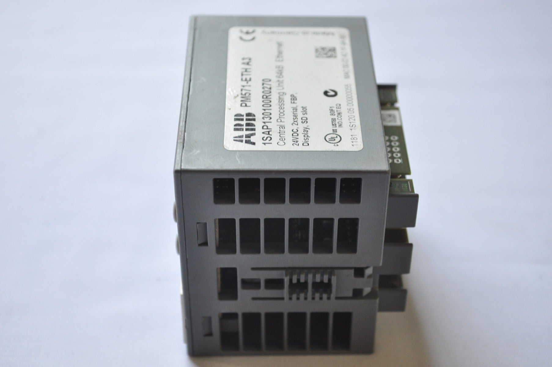 Abb Pm571-eth A3 1Sap130100R0270 Cpu 64Kb Ethernet Plc Module