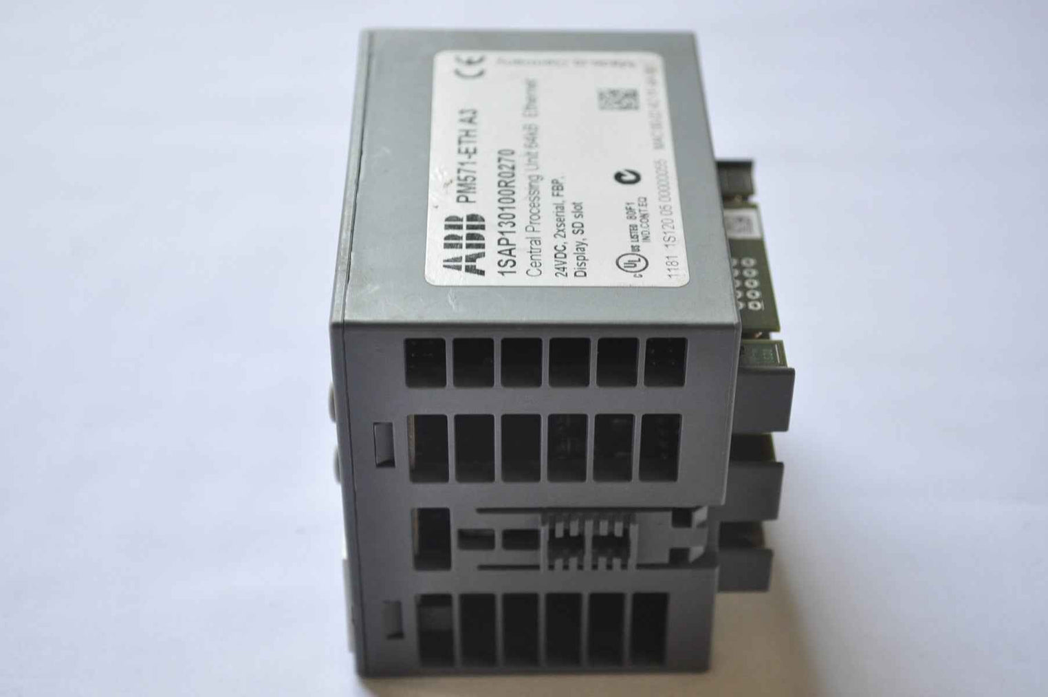 Abb Pm571-eth A3 1Sap130100R0270 Cpu 64Kb Ethernet Plc Module