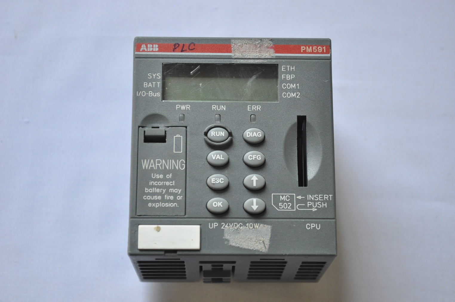 Abb pm591-eth d0 1sap150100r0270 cpu 4mb