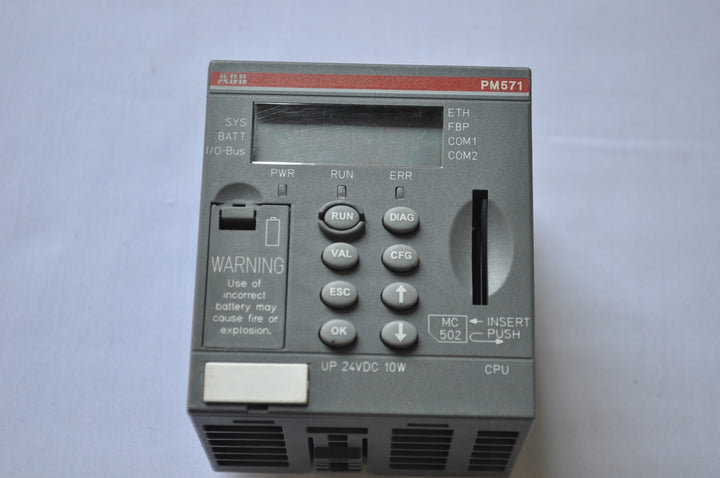 Abb Pm571-eth C2 Central Processing Unit 64Kb Ethernet 1Sap130100R0170