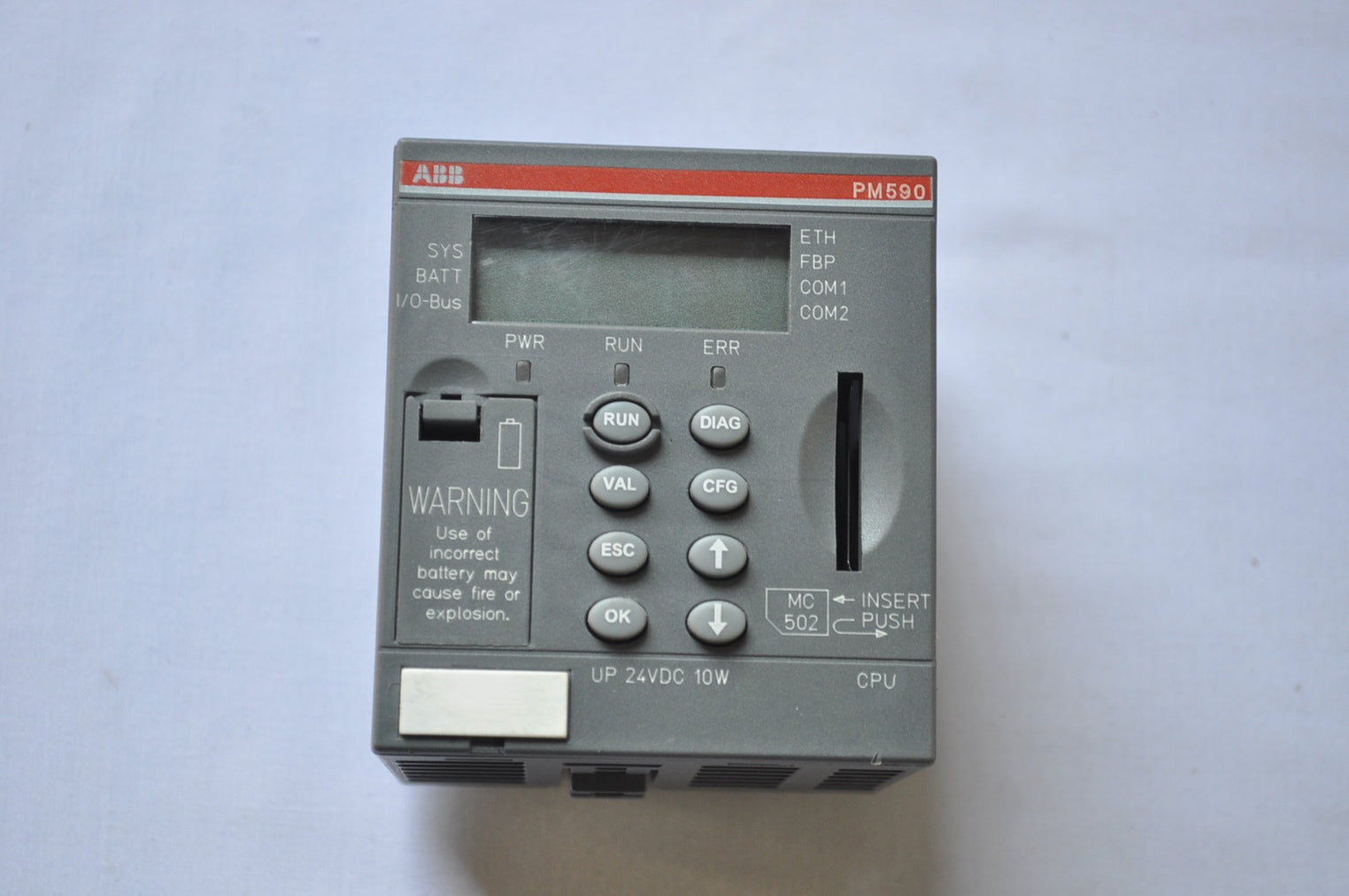 Abb Pm590-eth C0 1Sap150000R0170 Central Processing Unit 2Mb Ethernet