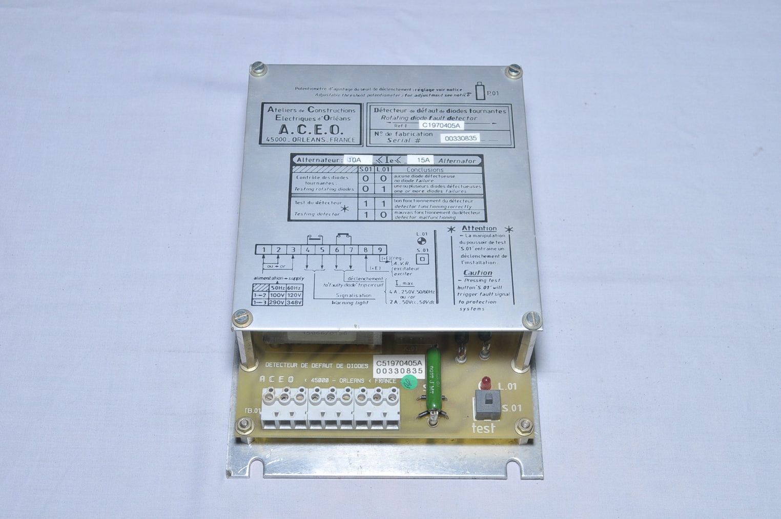 Aceo Detecteur De Defaut De Diodes Failure Detector