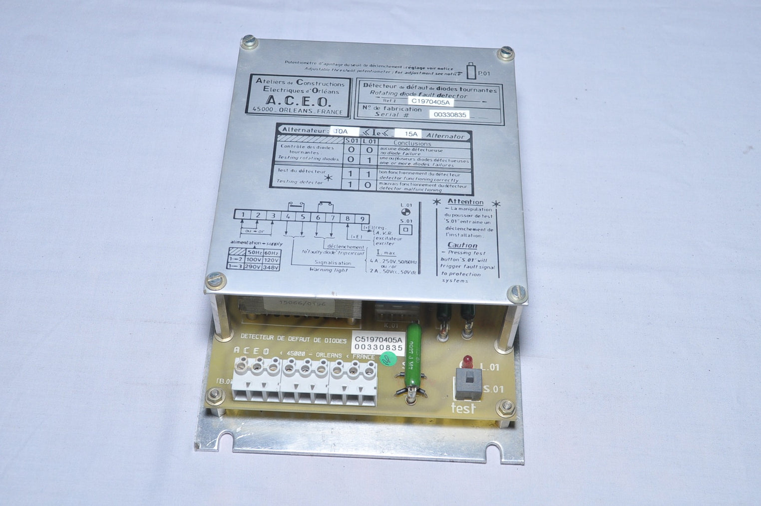Aceo Detecteur De Defaut De Diodes Failure Detector