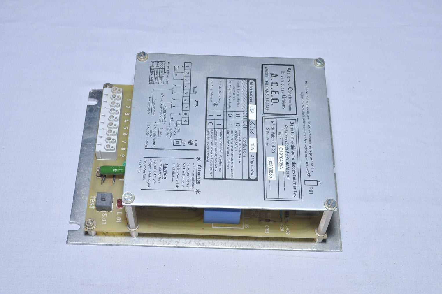 Aceo Detecteur De Defaut De Diodes Failure Detector