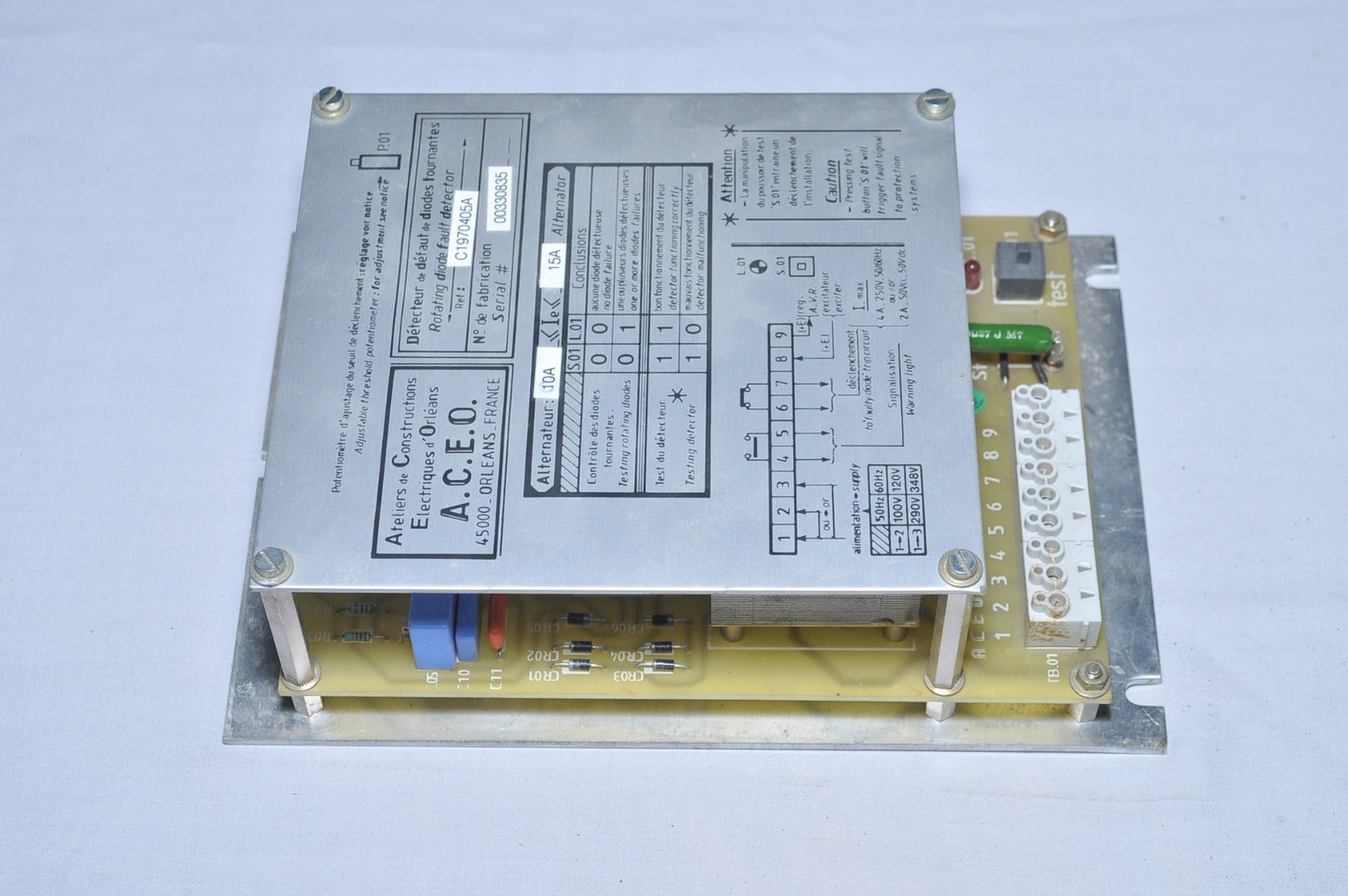 Aceo Detecteur De Defaut De Diodes Failure Detector