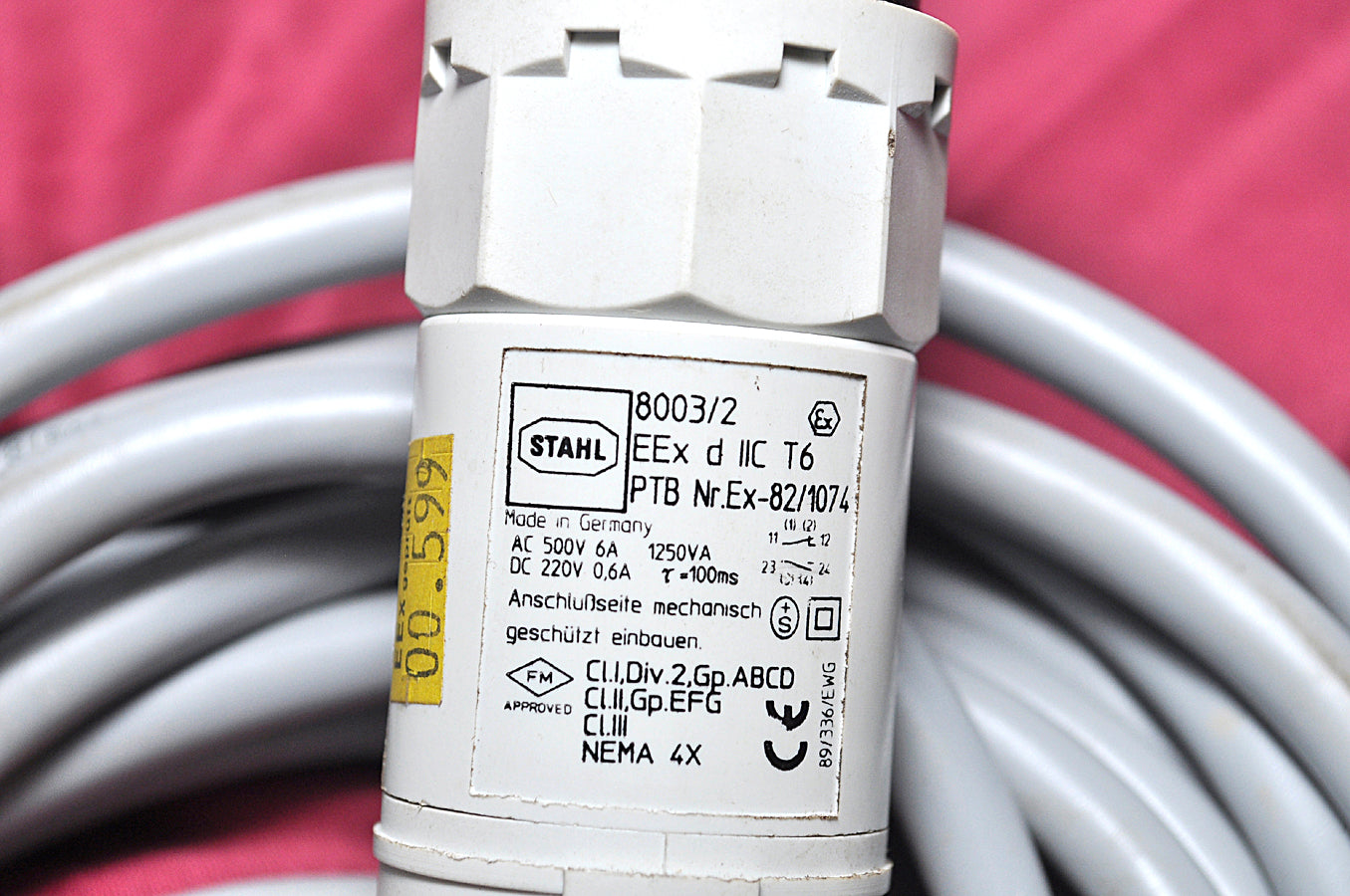 Stahl 8003/2 operator control switch