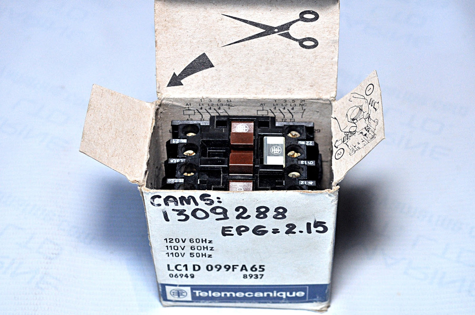 TELEMECANIQUE LC1-D099 A65 CONTACTOR