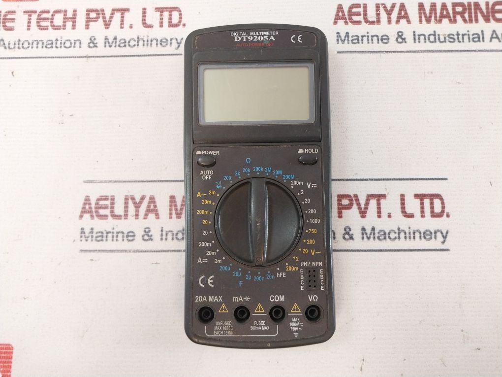 Dt9205A Digital Multimeter 750V~