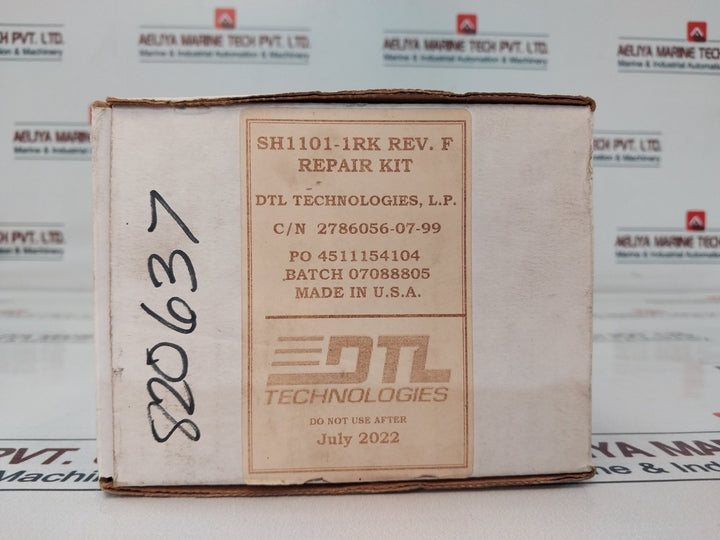 Dtl Technologies Sh1101-1Rk Shuttle Valve 1 In Stackable Repairkit 2786056-07-99 