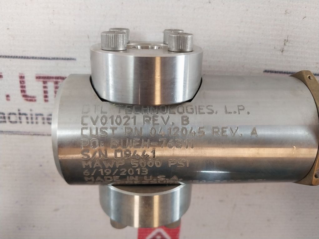 Dtl Technologies Cv01021 Variable Pilot Valve 1/4 Sae