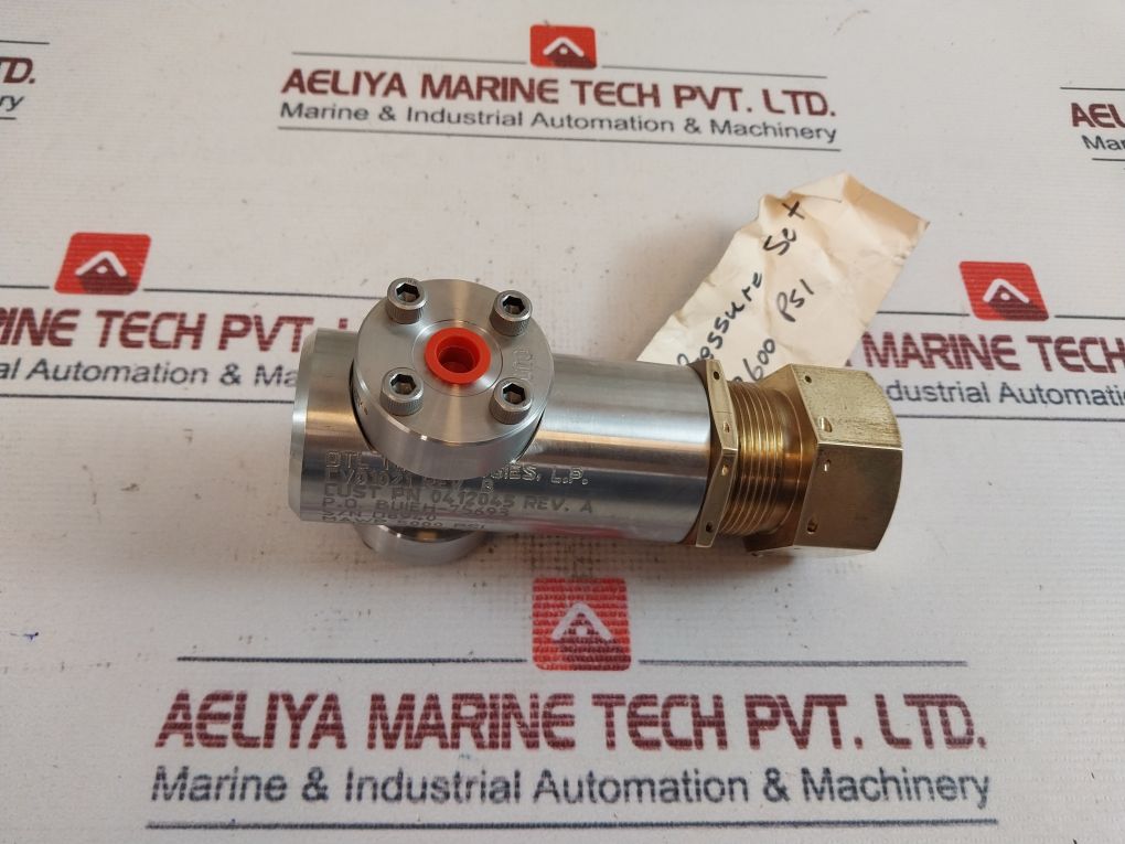 Dtl Technologies Cv01021 Variable Pilot Valve 5000 Psi