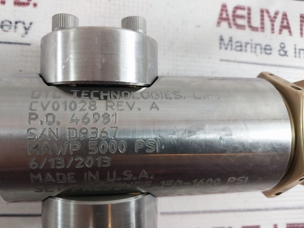 Dtl Technologies Cv01028 Variable Pilot Valve