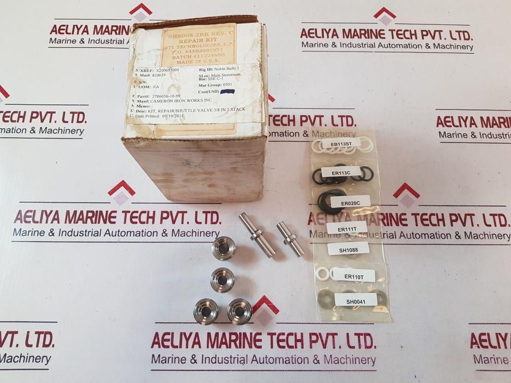 Dtl technologies er110t shuttle valve repair kit