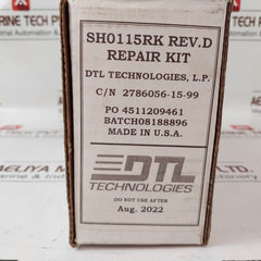 Lot Of 3X Dtl Technologies Er110T Shuttle Valve Repair Kit 2786056-15-99