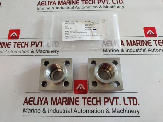 Lot Of 2X Dtl Technologies Sh0002Ss Flange Adaptor Set 1077197