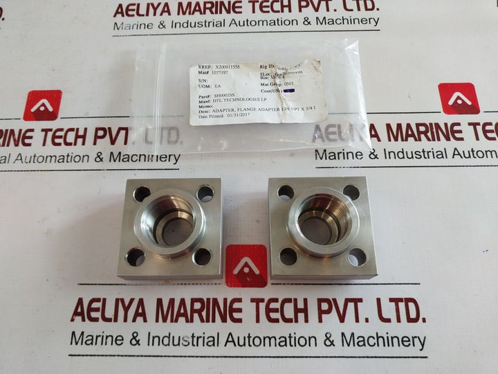 Lot Of 2X Dtl Technologies Sh0002Ss Flange Adaptor Set 1077197