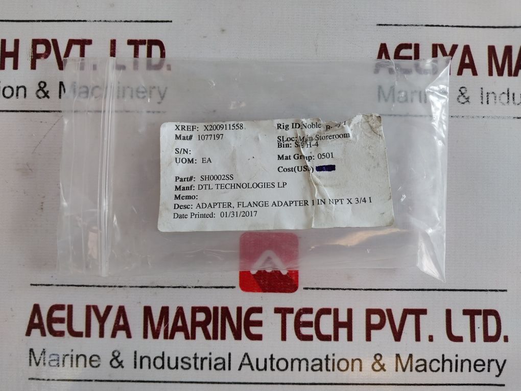 Lot Of 2X Dtl Technologies Sh0002Ss Flange Adaptor Set 1077197