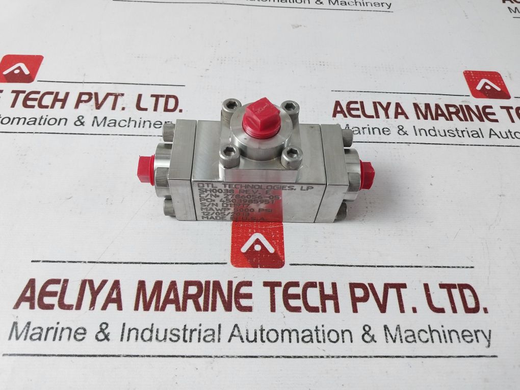 Dtl Technologies Sh0038 Rev. E Valve 2786056-05