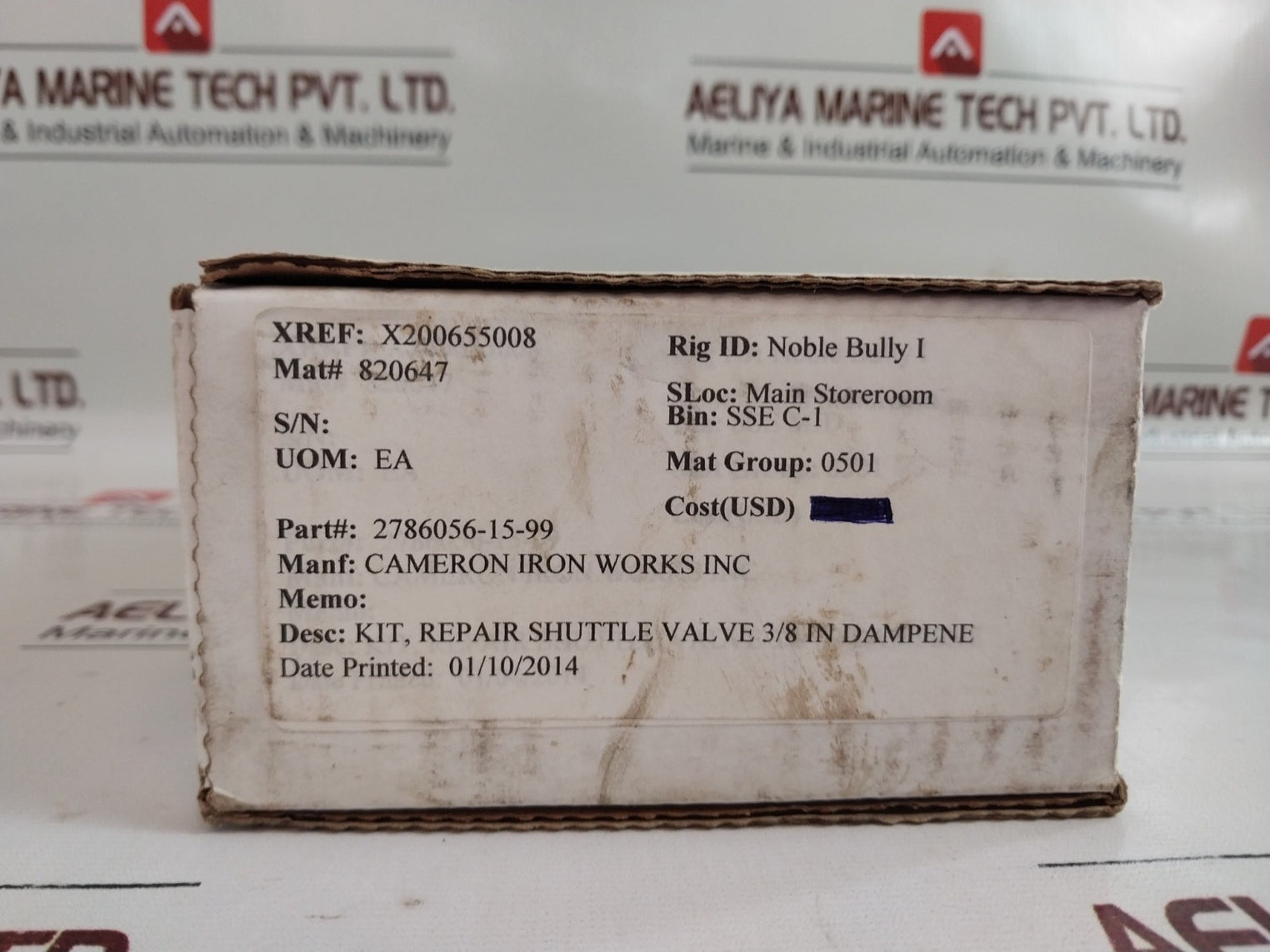 Dtl Technologies Er110T Shuttle Valve Repair Kit 2786056-15-99