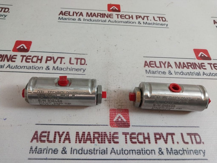 Dtl Technologies Sh0050-1 Pressure Control/Relief Valve Rev.B