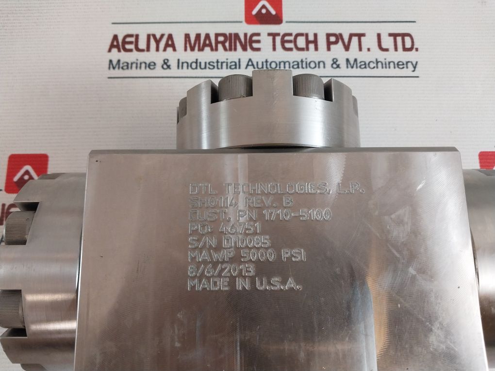 Dtl Technologies Sh0114 Shuttle Valve 5000 Psi