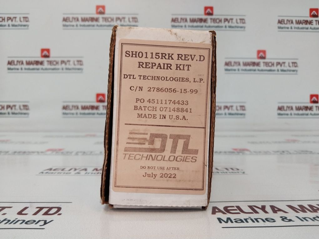 Dtl Technologies Sh0115Rk Repair Kit For Shuttle Valve