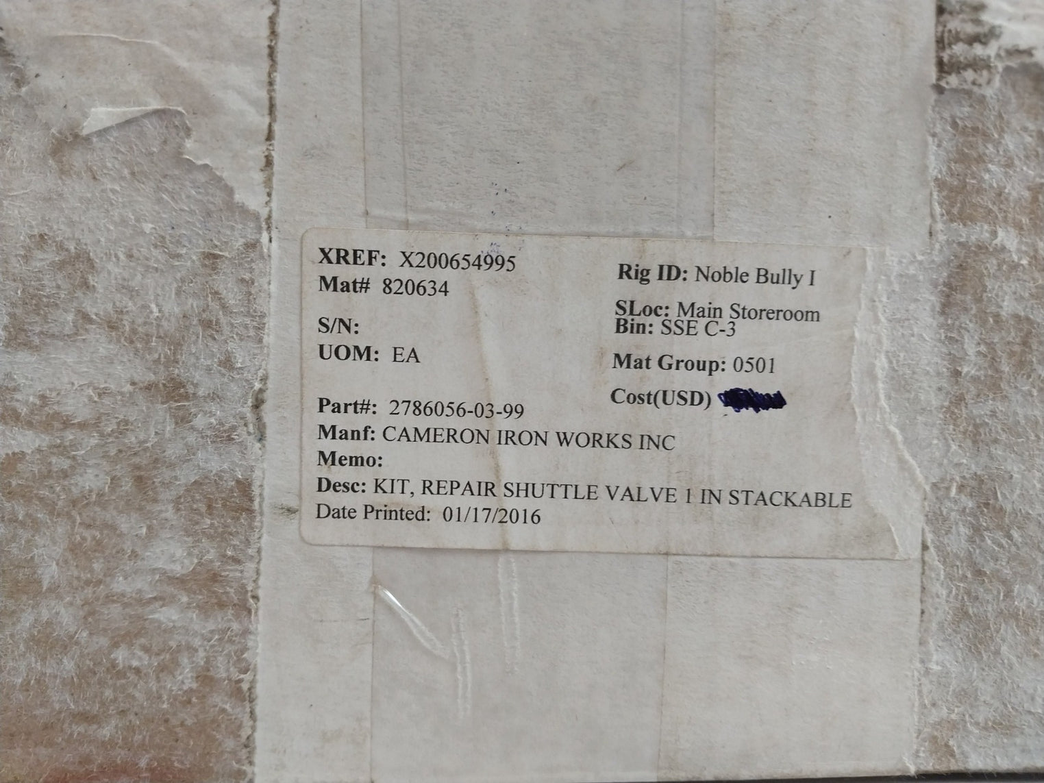 Dtl Technologies Sh1101Rk Rev. H Repair Kit 2786056-03-99  