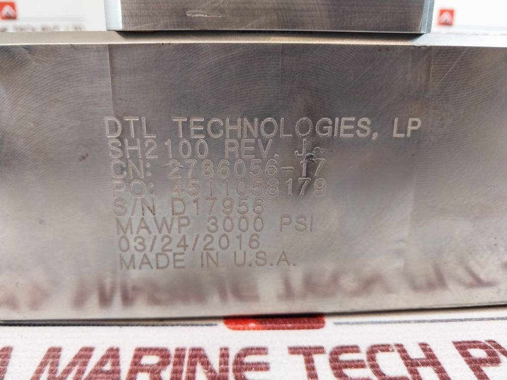 Dtl Technologies Sh2100 Valve
